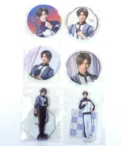 ミュージカル刀剣乱舞 へし切長谷部 缶バッジ アクスタ まとめ売り