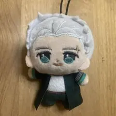 白髪キャラクター ストラップ マスコット約10cm