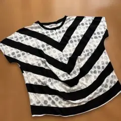 ビームス　ドットボーダーシャツ