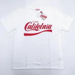 新品タグ付き　白　カリフォルニア　おもしろビッグTシャツ　4Lサイズ