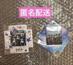 TXT BANDAI ビジュアルスクエアフォトシール&ケース 全員ver