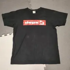 deps ロゴプリント キムケンフロッグTシャツ M ブラック