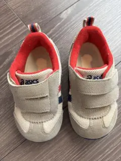 asics 13.5cm ベビーシューズ スクスク　ベージュ