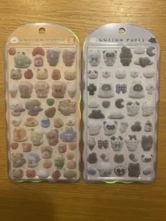 コットンパフィーシール アニマル