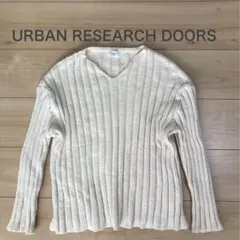 URBAN RESEARCH DOORS コットンワイドリブプルオーバー