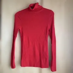 メリノリブタートルネックセーター