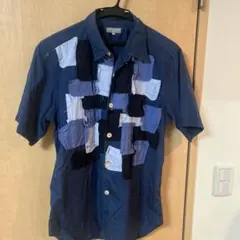 希少 comme des garcons homme パッチワーク ポロシャツ - メルカリ