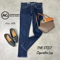 AG THE STILT スキニーデニム 濃紺 26R S相当 きれいめのサムネイル