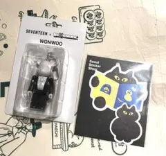 BE@RBRICK SEVENTEEN　ウォヌ　トレカ　ベアブリック BE@RBRICK SEVENTEEN 400% ウォヌ ベアブリック 本体のみ - メルカリ