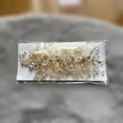 ゴールド フラワー バレッタ