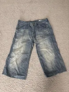 ミューニック　デニムパンツ　ハーフパンツ