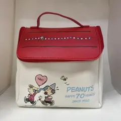 スヌーピー　PEANUTS 70周年記念 バッグ　小物入れ