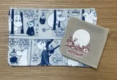 ムーミン　リンネル　付録　コミック柄ポーチ・ハンドタオル