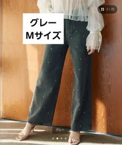 archives アルシーヴ ビジューデニム グレー Mサイズのサムネイル