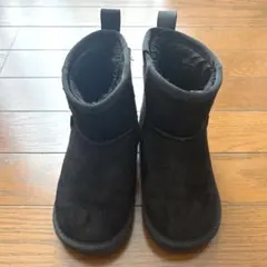子供用 ムートンブーツ ブラック 18cm