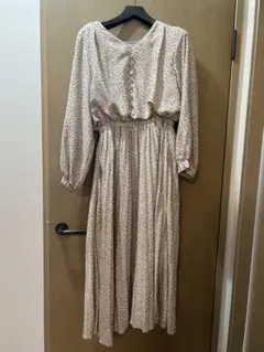 natural couture 花柄ロングワンピース