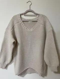 ジーユー　コットンセーター　ニット