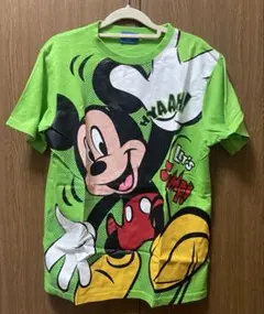 ミッキーマウス Tシャツ グリーン