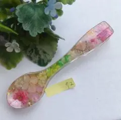 オルゴナイト　No.72　スプーン　お花たくさん