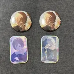 プロセカ 缶バッジ 28B 東雲彰人 スクエア44C MEIKO 青柳冬弥