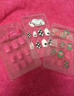 絶対お得‼️ネイルチップセット 3種 デザイン多様