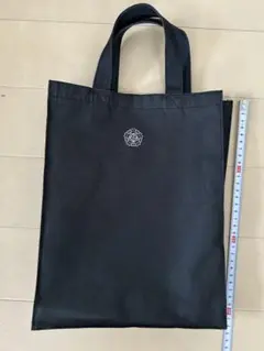 黒 ブラックキャンバストートバッグ