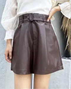 INGNI 共ベルト付フェイクレザーキュロット／パンツのサムネイル