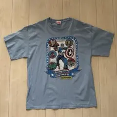 古着 Marvel キャプテンアメリカ＆フレンズ Tシャツ XLサイズ