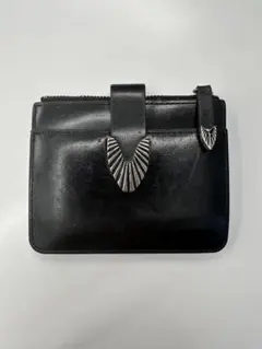 新品未使用 TOGA PULLA 二つ折り財布 ブラック - メルカリ