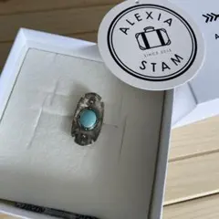 新品未使用 ALEXIA STAM オーバルターコイズリング　アリシアスタンのサムネイル
