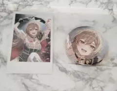 フレン・E・ルスタリオ 誕生日グッズ 缶バッジ チェキ風カード