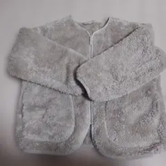 GU ベージュ フリースジャケット130