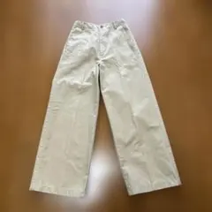 ワイドチノパン　レディース