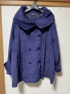 コート 濃青 青紫 6L 大きいサイズ