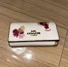 コーチ キーケース 花柄