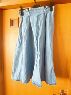 【GU】フレアスカート　ハイウエスト　デニム