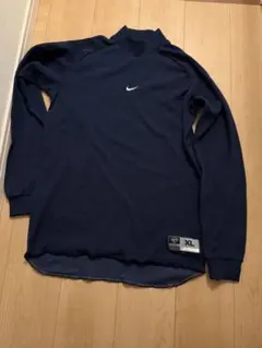 【野球アンダーシャツ長袖(XL)未使用】Nike ネイビー