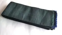 角帯 深緑×紺 リバーシブル 約389cm 着物 浴衣 メンズ 和装