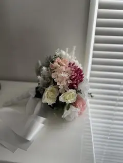 ブーケ 結婚式 ホワイトブーケ 前撮り 韓国ブーケ