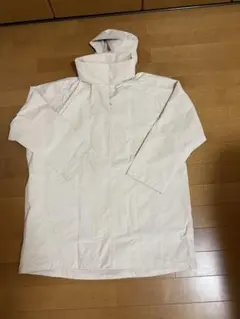 ユニクロ　ブロックテックハーフコート　ピンクベージュ　S