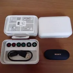 【美品】SONY イヤホン WF-1000XM5 ブラック　ワイヤレスイヤホン