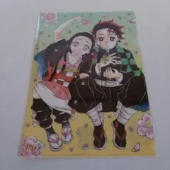 鬼滅の刃原画展キービジュアルクリアファイル&下敷き竈門炭治郎禰豆子柱無限城
