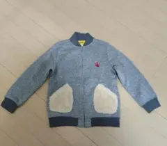 【美品】コンビミニ　ジップジャンパー　上着　裏起毛　120　ジャケット