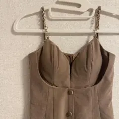 ほぼ未使用　ROBEdeFLEURS Glossy キャバドレス　ミニドレス