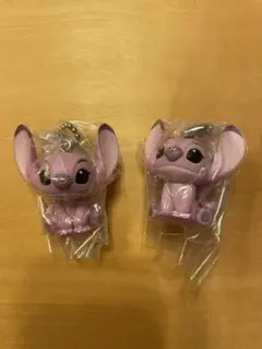 ディズニーキャラクター カラーコレクションチャーム purple エンジェル2個