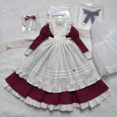 MELODY.C様製 Candy Maid M 酒紅 1/3 ドール服 メイド服 - メルカリ