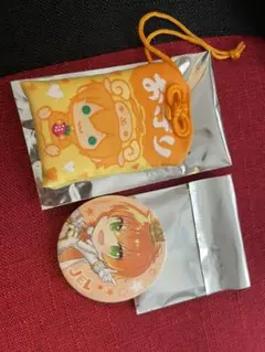 ジェルくん　お守りと缶バッチセット