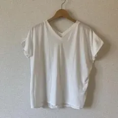 chocol raffine robe Vネック半袖カットソー　ホワイトのサムネイル