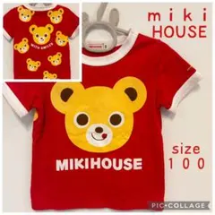 ミキハウス MIKIHOUSE 半袖Tシャツ プッチー赤 100cm 男の子のサムネイル