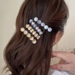 ヘアピンヘアクリップ髪飾り髪留めヘアアクセサリーシンプル結婚式ギフト